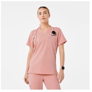 Figs Scrub Set Pink Size XL